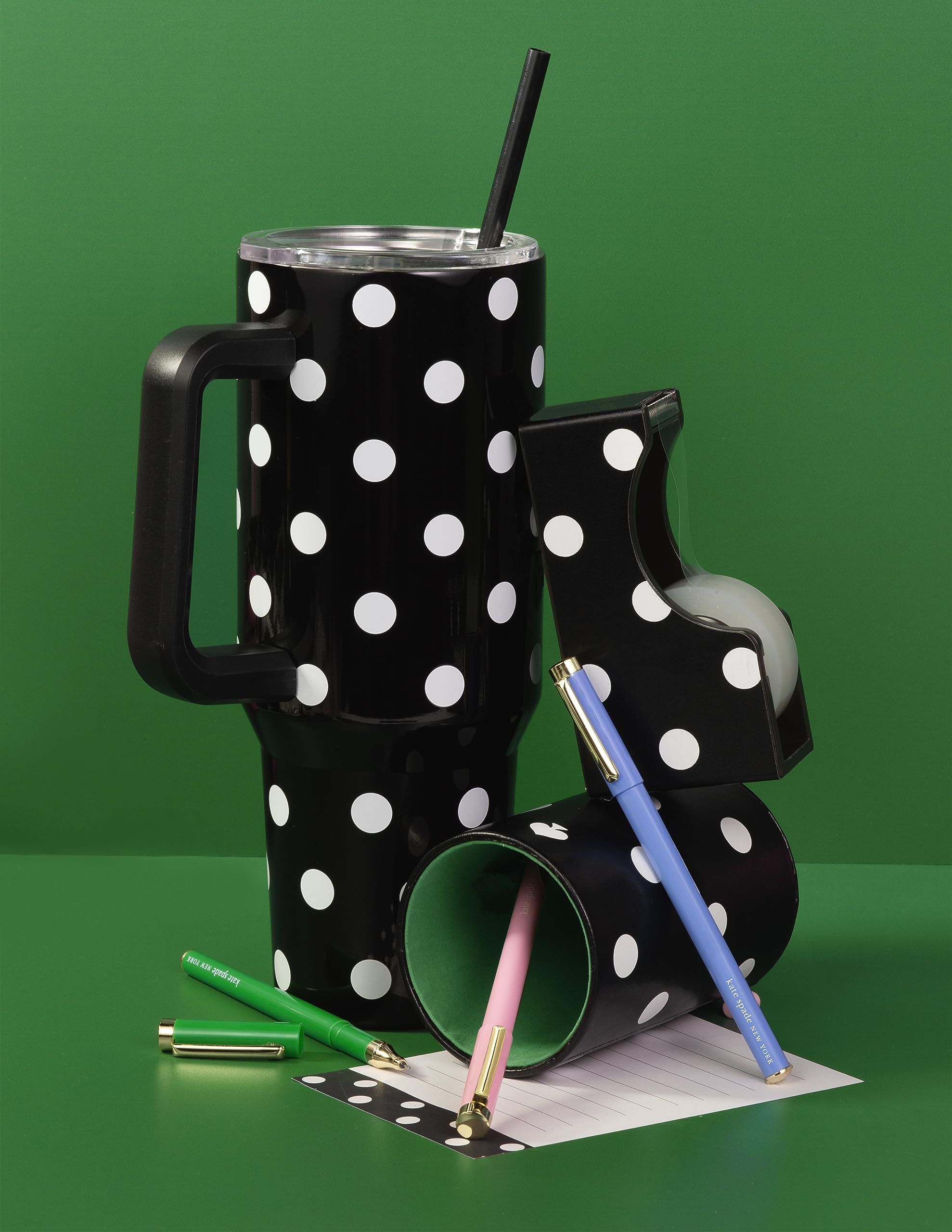 Amazon.com | kate spade new york 40 oz Tumbler with Straw, Picture
